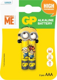 Батарейка GP Minion 25-1064-2-minion AAA (мизинчиковая) 1,5 V 2 шт