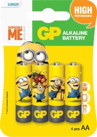 Батарейка GP Minion 25-1063-4-minion AA (пальчиковая) 1,5 V 4 шт