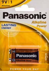 Батарейка Panasonic Alkaline Power 6LF22APB/1BP PP3 (Krona) 9 V 1 шт