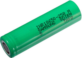 Аккумуляторная батарейка Samsung INR18650-25R 2500 mAh 1 шт