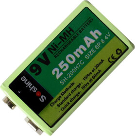 Аккумуляторная батарейка Soshine 11-1024 250 mAh 1 шт