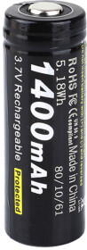 Акумуляторна батарейка Soshine 11-1052 1400 mAh 1