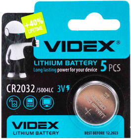 Батарейка Videx 94-1007 CR2032 3 V 1 шт