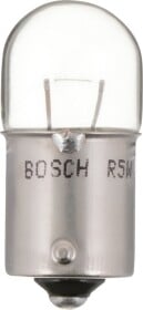 Автолампа Bosch R5W BA15s 5 W прозрачная 1987302868