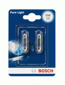 Автолампа Bosch Pure Light C5W SV8,5-8 5 W прозрачная 1987301004