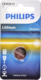 Батарейка Philips Minicells Lithium CR1620/00B CR1620 3 V 1 шт