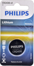 Батарейка Philips Minicells Lithium CR2430/00B CR2430 3 V 1 шт