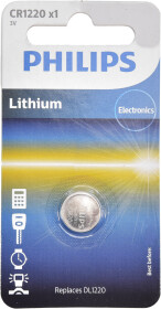 Батарейка Philips Minicells Lithium CR1220/00B CR1220 3 V 1 шт