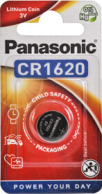 Батарейка Panasonic CR-1620EL1B CR1620 3 V 1 шт