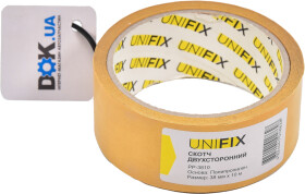 Двосторонній скотч UNIFIX PP-3810 на поліпропіленовій основі 38 мм х 10 м