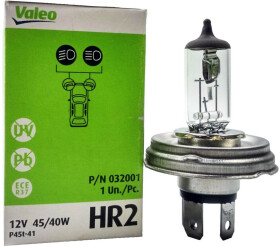 Автолампа Valeo HR2 P45t-41 40 W 45 W прозрачная 032001