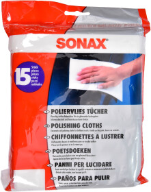 Серветки Sonax 422200 з бавовни 15 шт