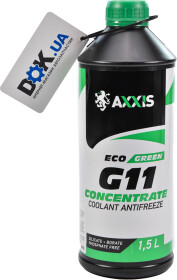 Концентрат антифриза Axxis Eco G11 зеленый