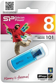 Флешка Silicon Power Helios 101 Blue 8 ГБ
