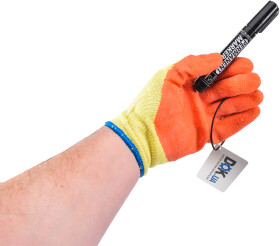 Перчатки рабочие Sigma Эконом трикотажные с латексным покрытием желтые