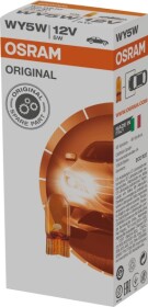 Автолампа Osram Original WY5W W2,1x9,5d 5 W прозрачная 2827NA-K10SZT