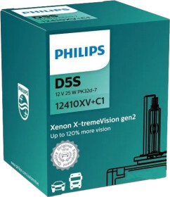 Автолампа Philips X-tremeVision gen2 +120% D5S PK32d-7 25 W прозрачная 12410XVC1