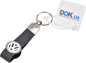 Брелок AutoTechteile с логотипом Volkswagen черный VW4