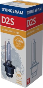 Автолампа Tungsram Megalight +100 D2S P32d-2 35 W прозрачная 53500CMU