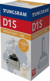 Автолампа Tungsram Megalight +100 D1S PK32d-2 35 W прозрачная 53620CMU