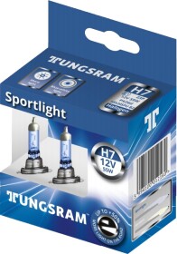 Автолампа Tungsram Sportlight H7 PX26d 55 W прозрачно-голубая 58520spu