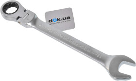 Ключ тріскачка комбінований Rockforce RF-75719F I-подібний 19 мм з шарніром