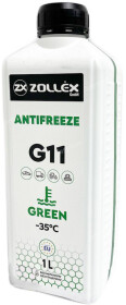 Готовий антифриз Zollex G11 зелений -35 °C