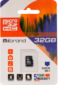 Карта пам’яті Mibrand microSDHC 32 ГБ MICDHU132GB