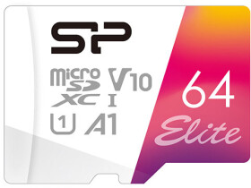 Карта памяти Silicon Power Elite Pink microSDXC 64 ГБ