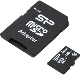 Карта пам’яті Silicon Power Elite microSDXC 128 ГБ з SD-адаптером