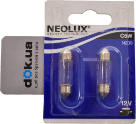 Лампа ліхтаря освітлення номерного знака Neolux® N239-02B