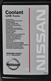 253(50g1100円)254(49g1078円)255(35g770円) Nissan Coolant L248 Premix G11 зеленый -38 °C готовый антифриз