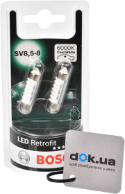 Автолампа Bosch Retrofit LED C5W SV8,5-8 1 W прозрачная 1987301501