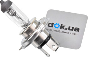 Автолампа Hyundai / Kia H4 55 W 60 W прозрачная 1864761566