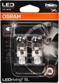 Автолампа Osram LEDriving W16W W2,1x9,5d 1,3 W 921DWP-02B