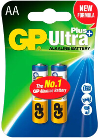 Батарейка GP Ultra Plus Alkaline 15AUPU2 AA (пальчиковая) 1,5 V 2 шт