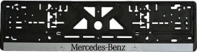 Рамка номерного знака Штурмовик 18351 чорний із сріблястим Merсedes-Benz