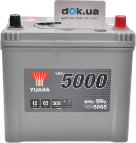 Аккумулятор Yuasa 6 CT-65-R YBX 5000 YBX5005