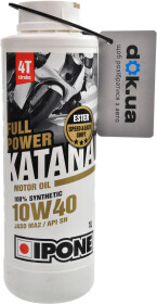 Моторное масло 4T Ipone Full Power Katana 10W-40 синтетическое