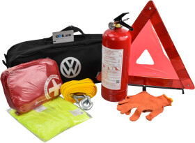 Набор автомобилиста Poputchik 01-133-L черный Volkswagen