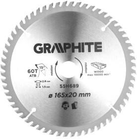 Круг відрізний Graphite 55H689 165 мм