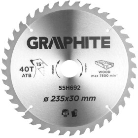 Круг отрезной Graphite 55H692 235 мм