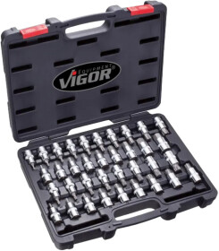 Набір торцевих головок Vigor v2496 (36 пр.)