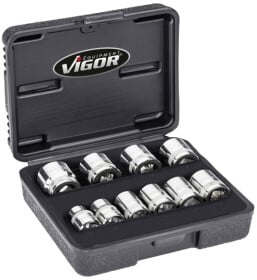 Набор торцевых головок Vigor V753810 3/8