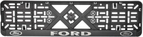 Рамка номерного знака Eurotermix 50273 чорний Ford