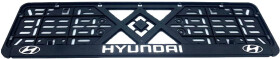 Рамка номерного знака Eurotermix 45563 чорний Hyundai