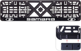 Рамка номерного знака Eurotermix 45571 черный Samara