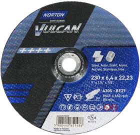 Круг зачисний NORTON Vulcan 70V705 230 мм