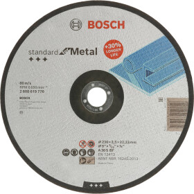 Круг відрізний Bosch Standard for Metal 2608619776 230 мм