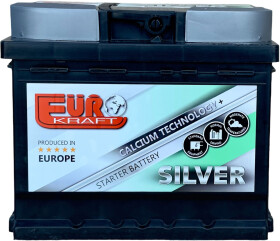 Акумулятор EUROKRAFT 6 CT-50-R Silver 00150338